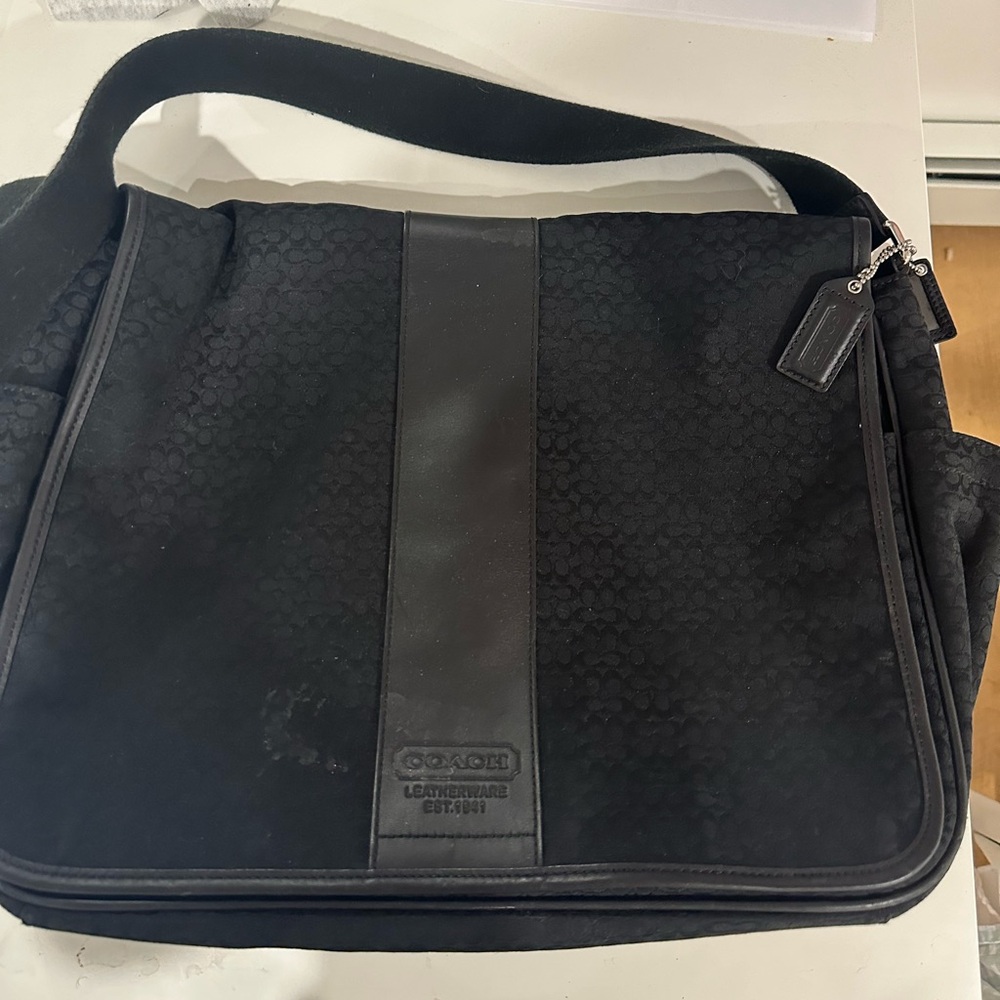 Black coach bag